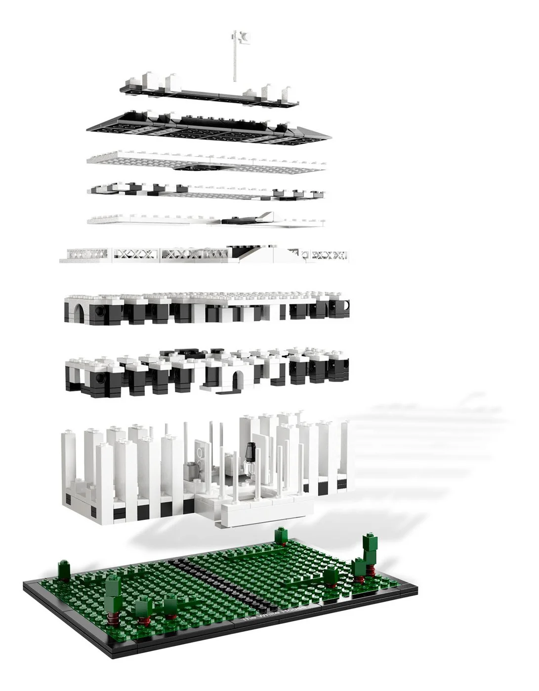 LEGO® Architecture 21006 La Casa Bianca - vue 7