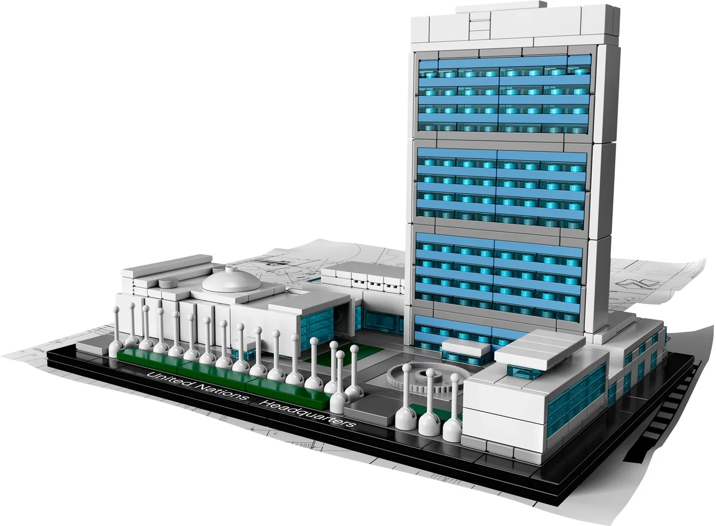 LEGO® Architecture 21018 Sede delle Nazioni Unite - vue 3