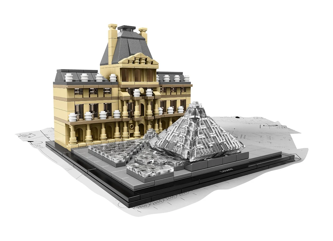 LEGO® Architecture 21024 Louvre - vue 3