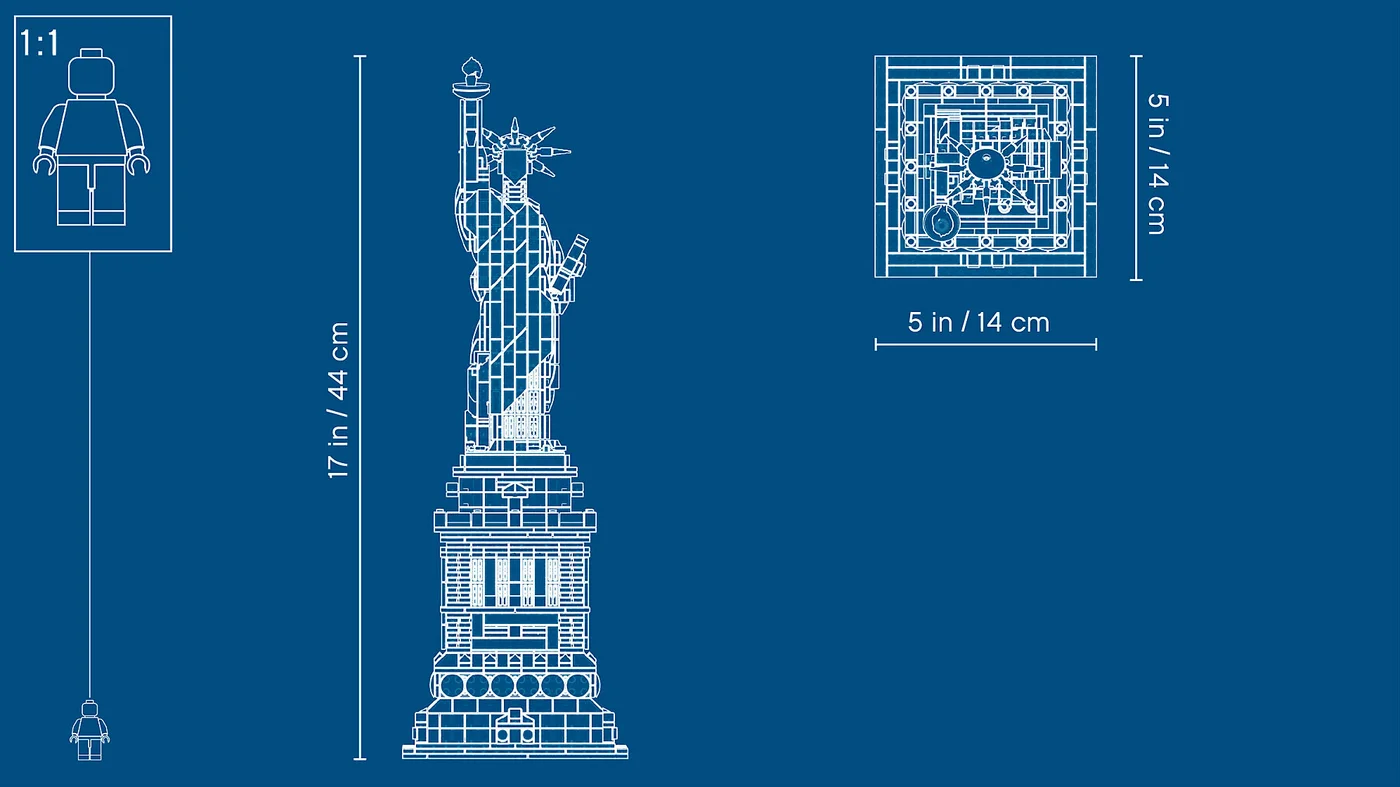 LEGO® Architecture 21042 Statua della Libertà - vue 5