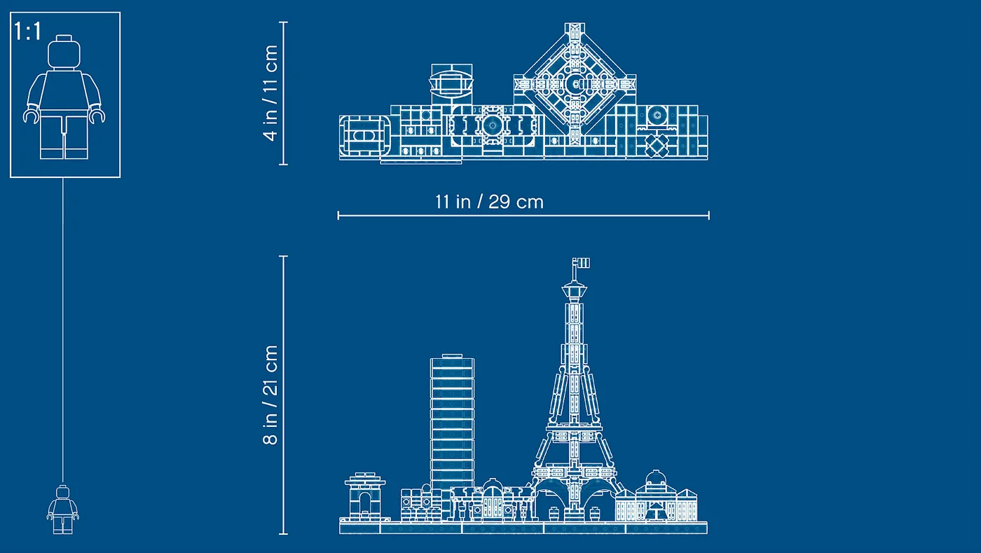 LEGO® Architecture 21044 Parigi - vue 6