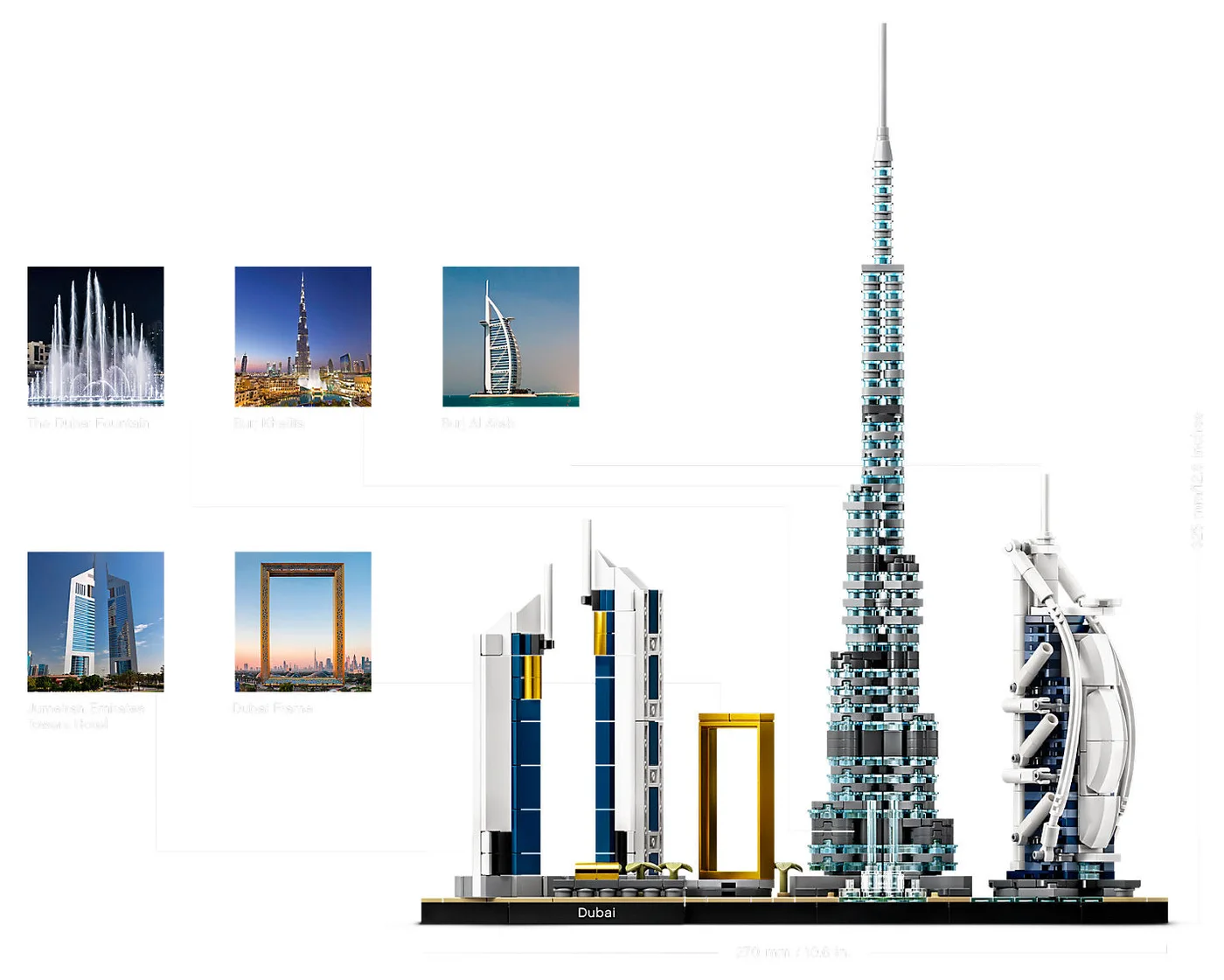 LEGO® Architecture 21052 Dubai - vue 4