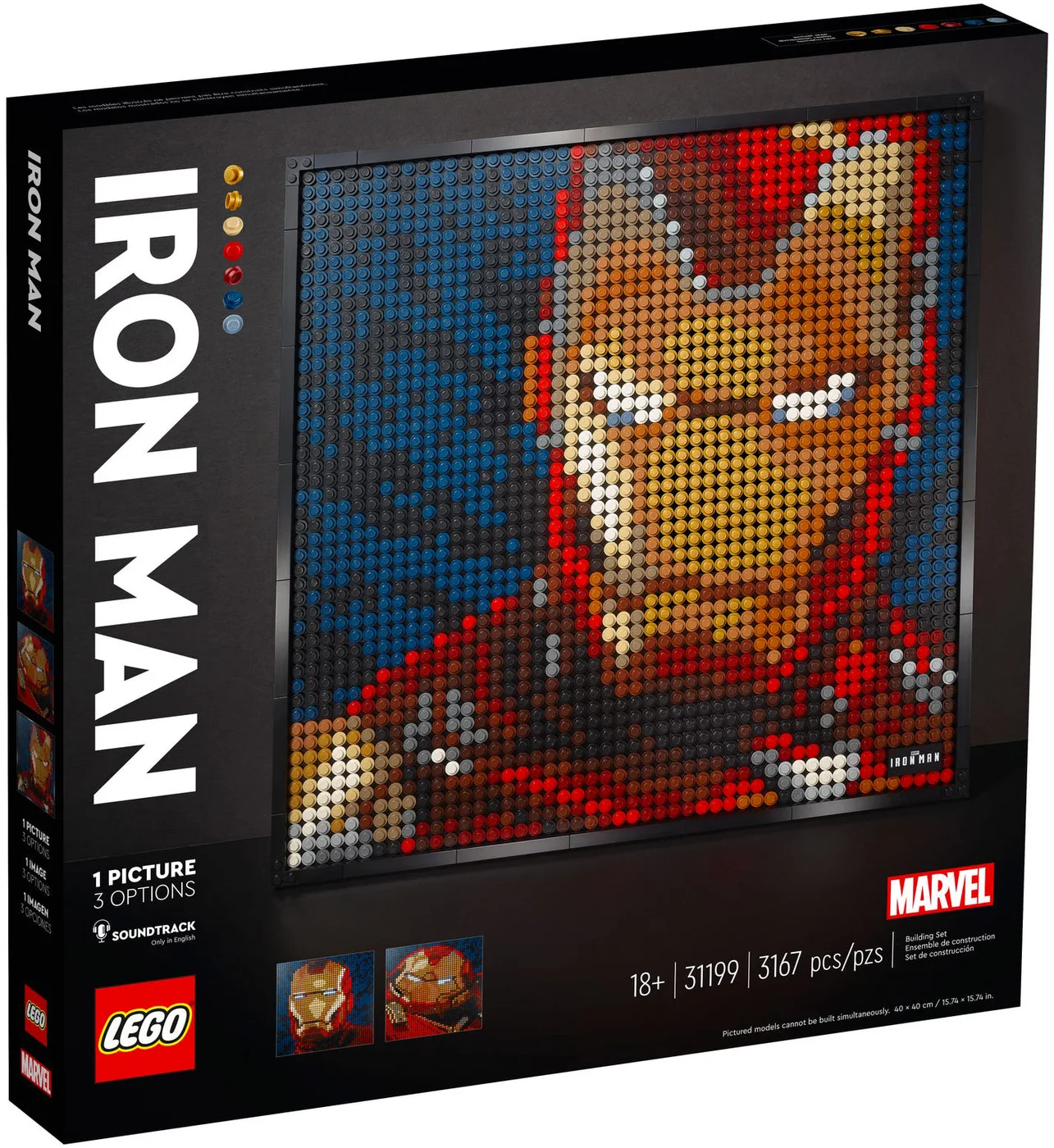 LEGO® Art 31199 Marvel Studios Iron Man - vue 5