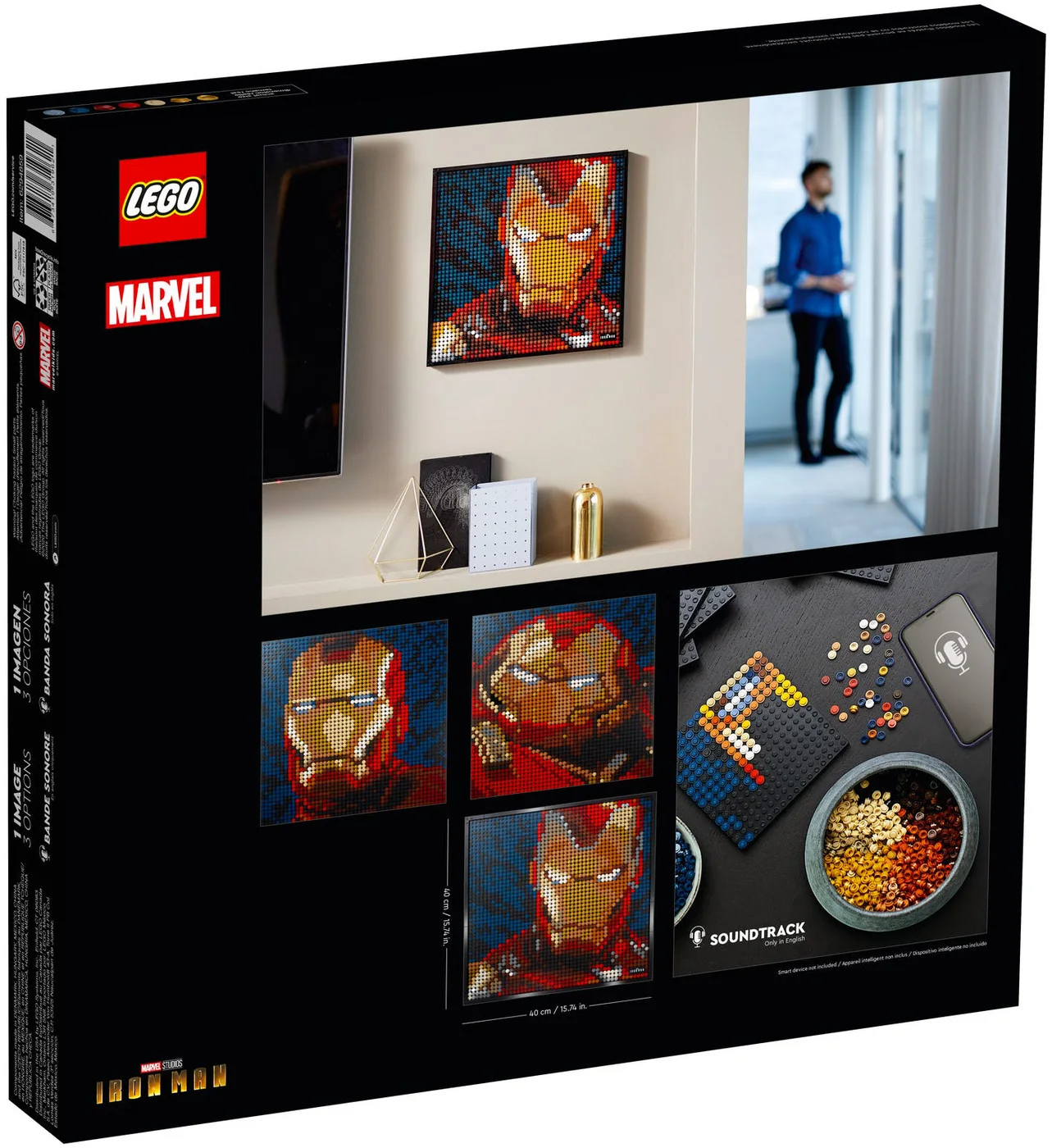 LEGO® Art 31199 Marvel Studios Iron Man - vue 6