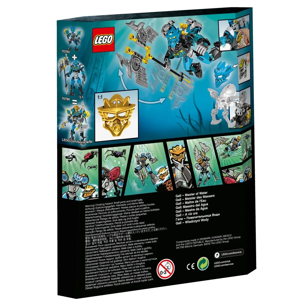 LEGO® Bionicle 70786 Gali Maestro dell’Acqua - vue 3