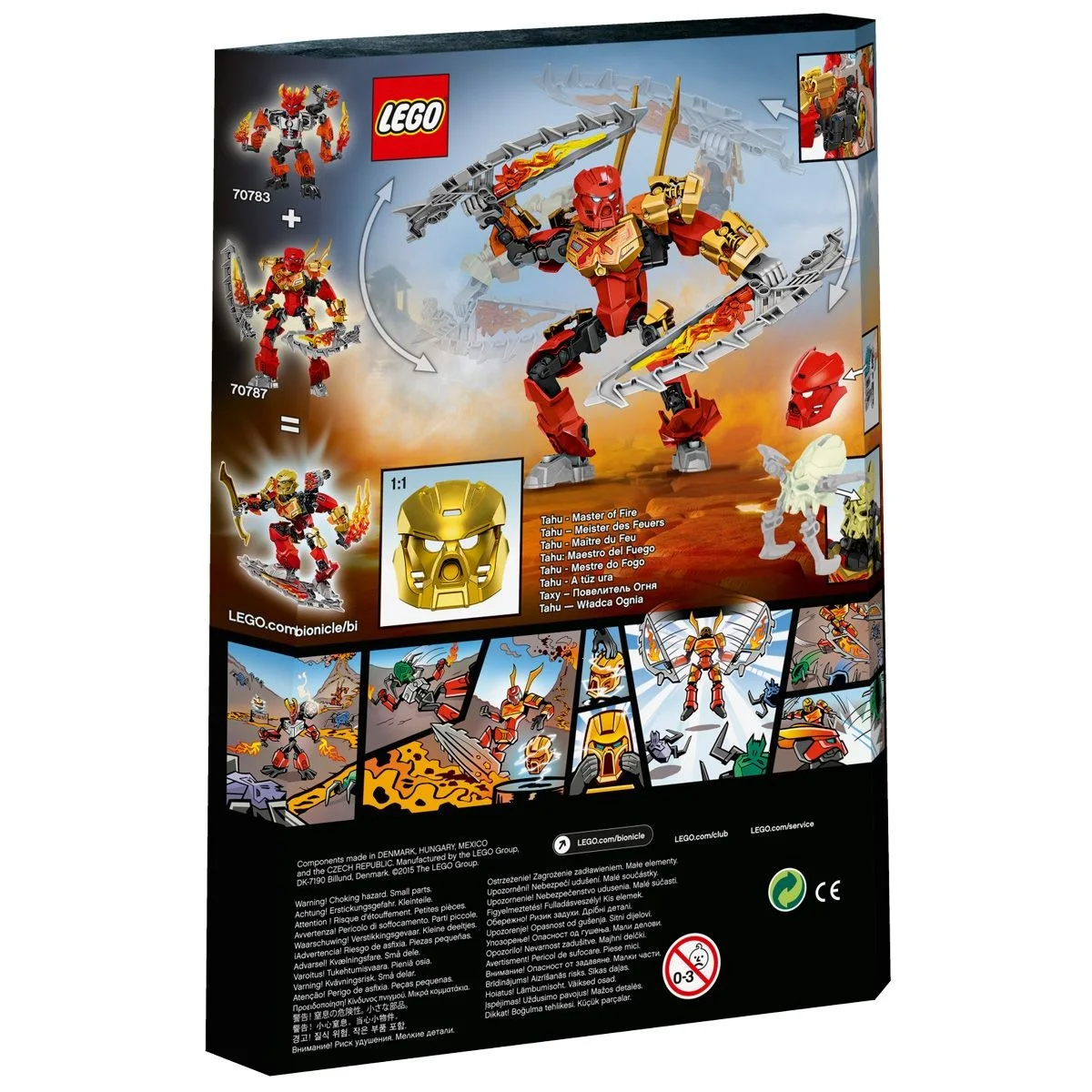 LEGO® Bionicle 70787 Tahu Maestro del Fuoco - vue 3