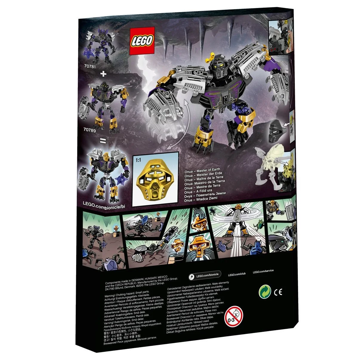 LEGO® Bionicle 70789 Onua Maestro della Terra - vue 3