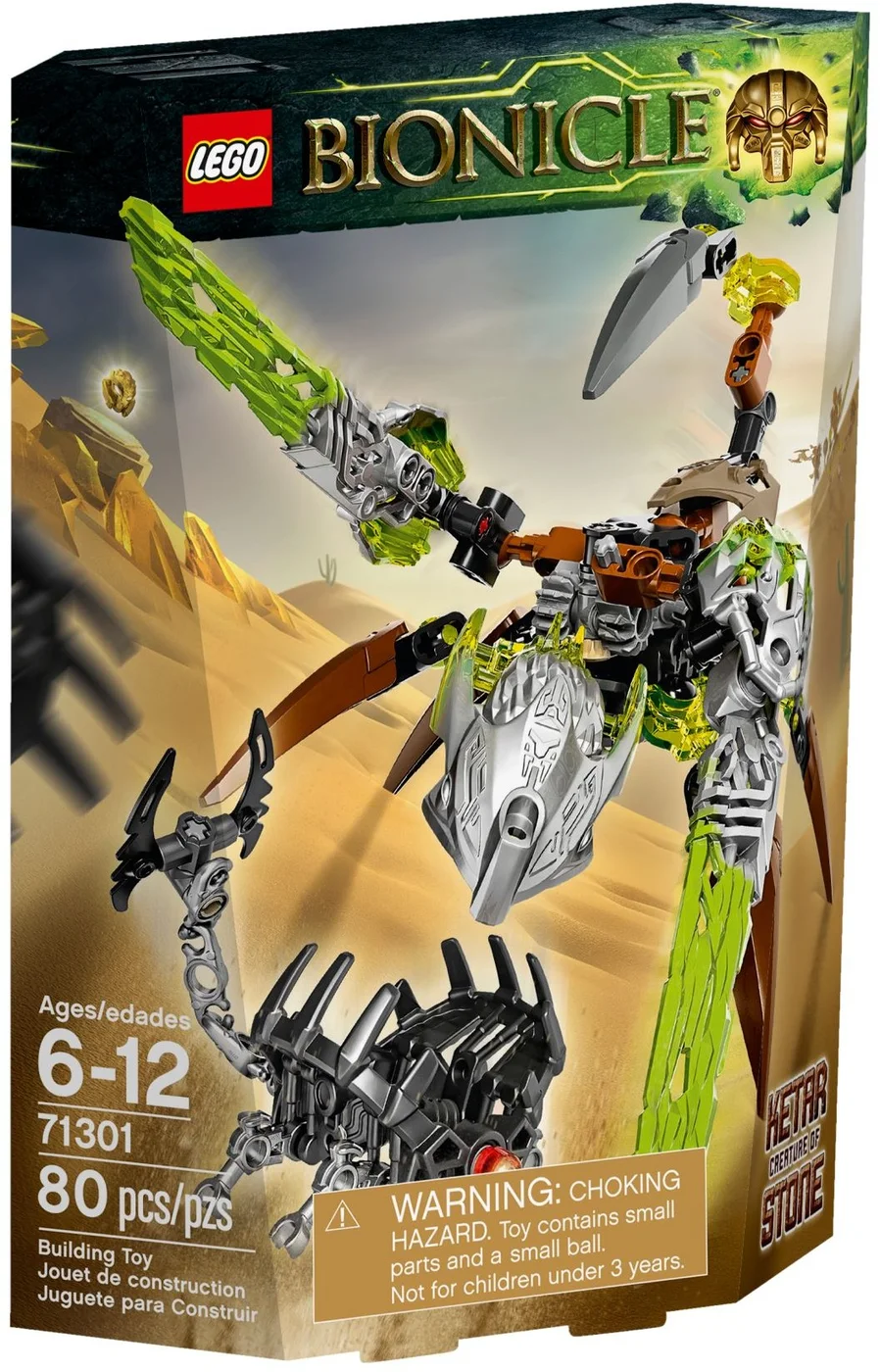 LEGO® Bionicle 71301 Ketar Creatura della pietra - vue 2