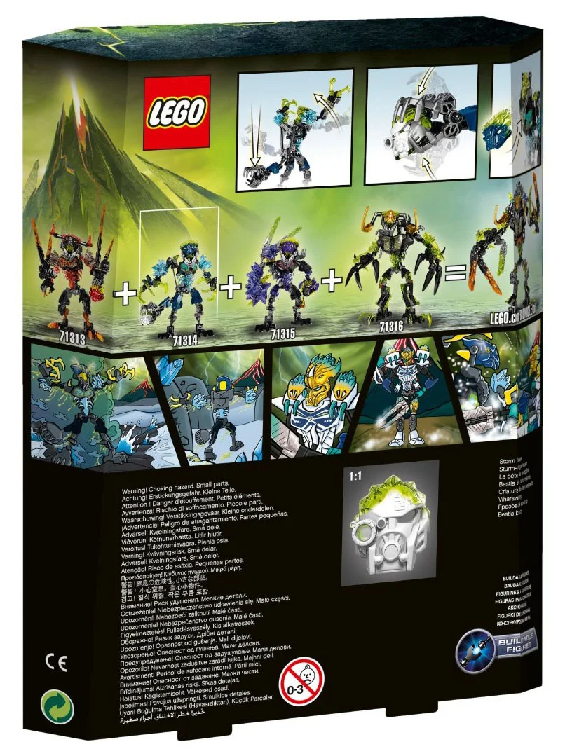 LEGO® Bionicle 71314 Bestia tempestosa - vue 2