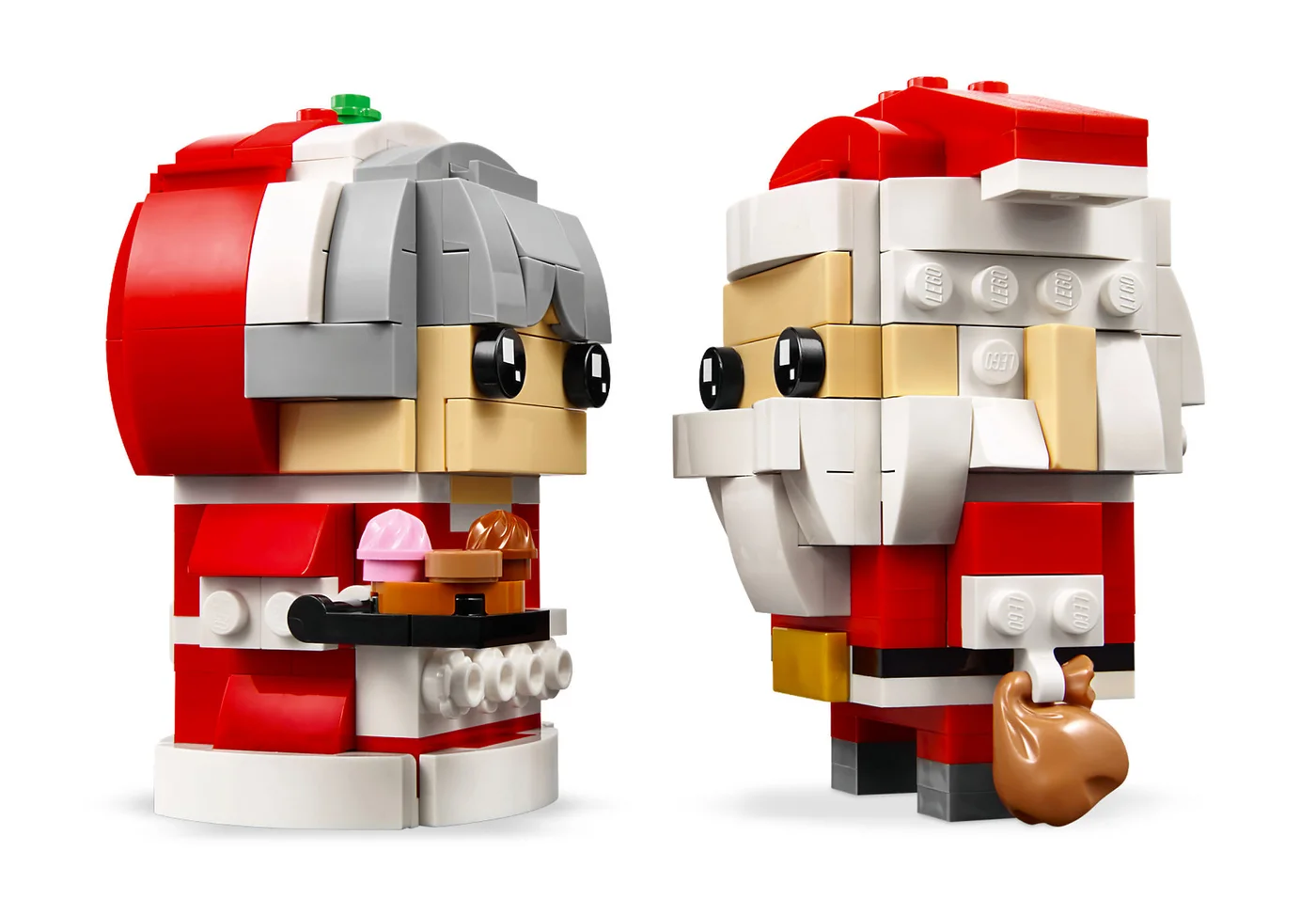 LEGO® BrickHeadz 40274 Signor e Signora Babbo Natale - vue 2