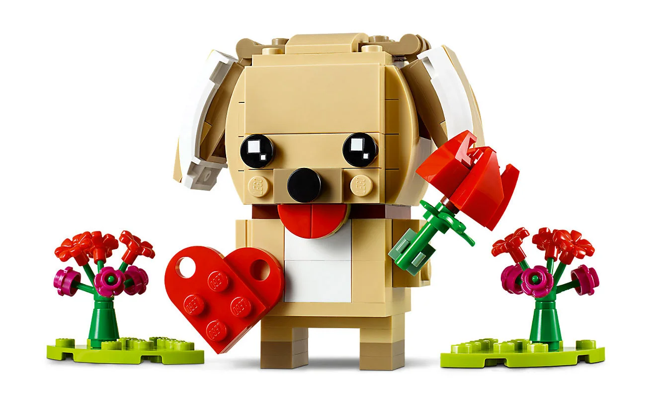 LEGO® BrickHeadz 40349 Cucciolo di San Valentino - vue 3