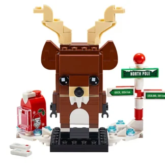 LEGO® BrickHeadz 40353 Renna, Elfo ed Elfetta - immagine principale