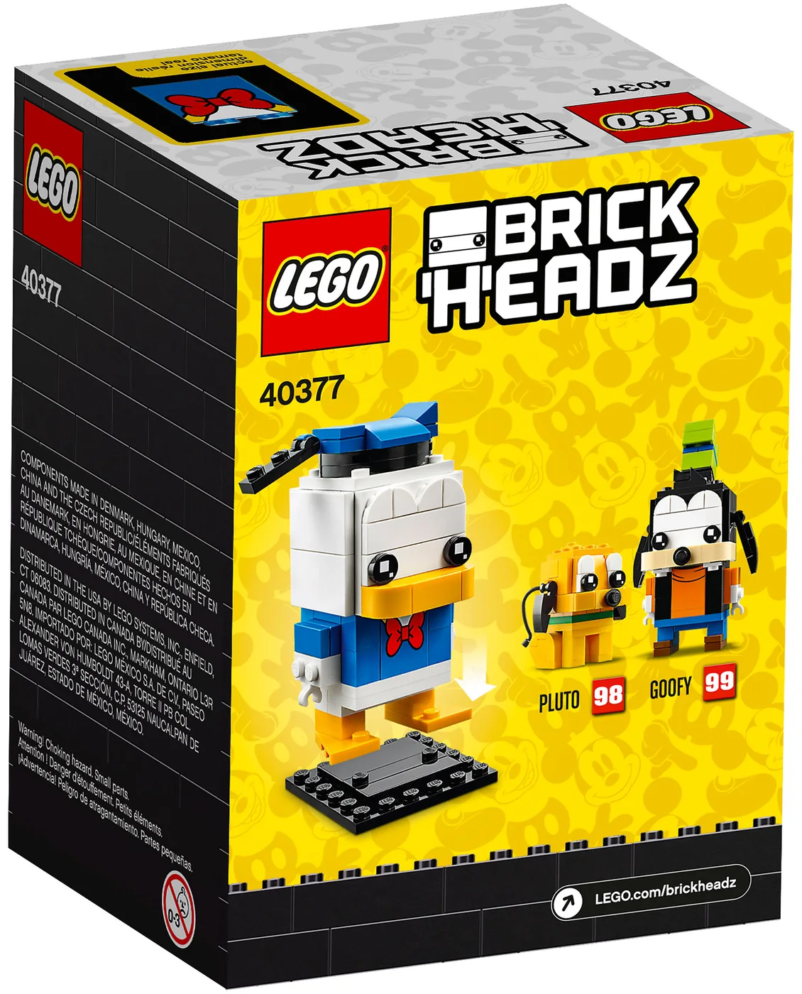 LEGO® BrickHeadz 40377 Paperino - vue 2