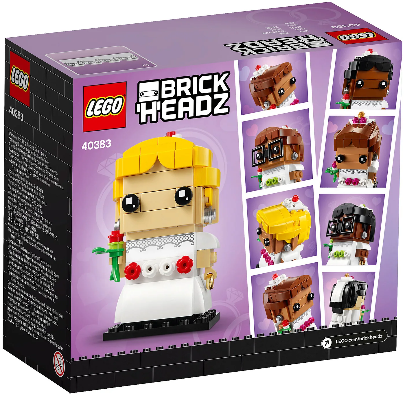 LEGO® BrickHeadz 40383 Sposa - vue 3