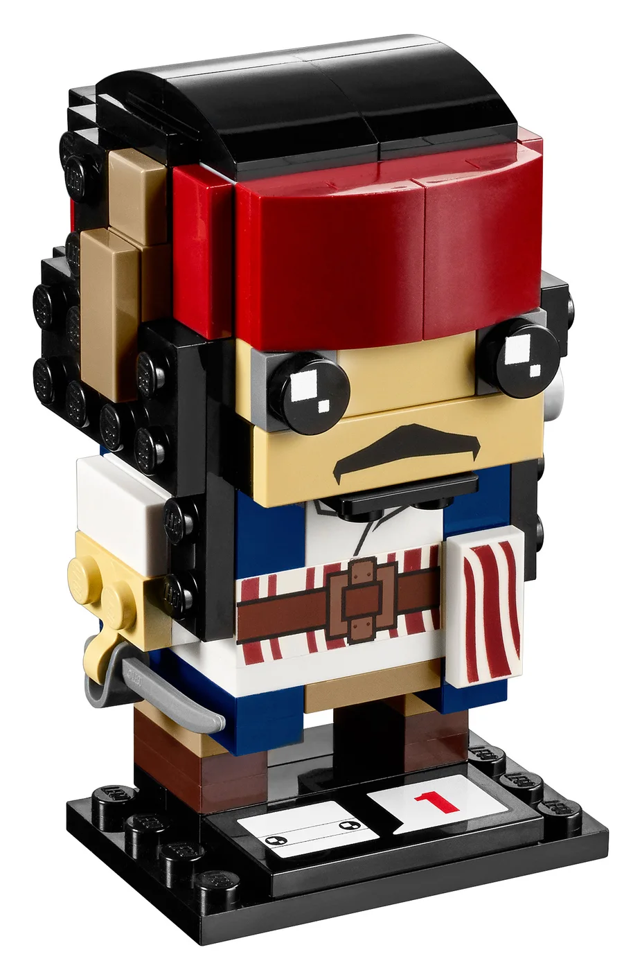 LEGO® BrickHeadz 41593 Capitan Jack Sparrow - vue 3