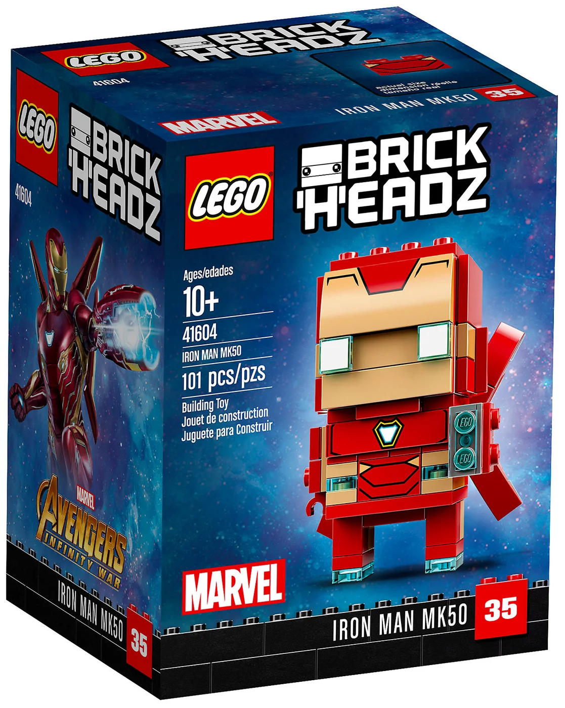 LEGO® BrickHeadz 41604 Iron Man MK50 - vue 5