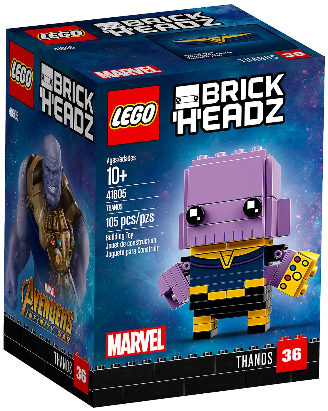LEGO® BrickHeadz 41605 Thanos - vue 5