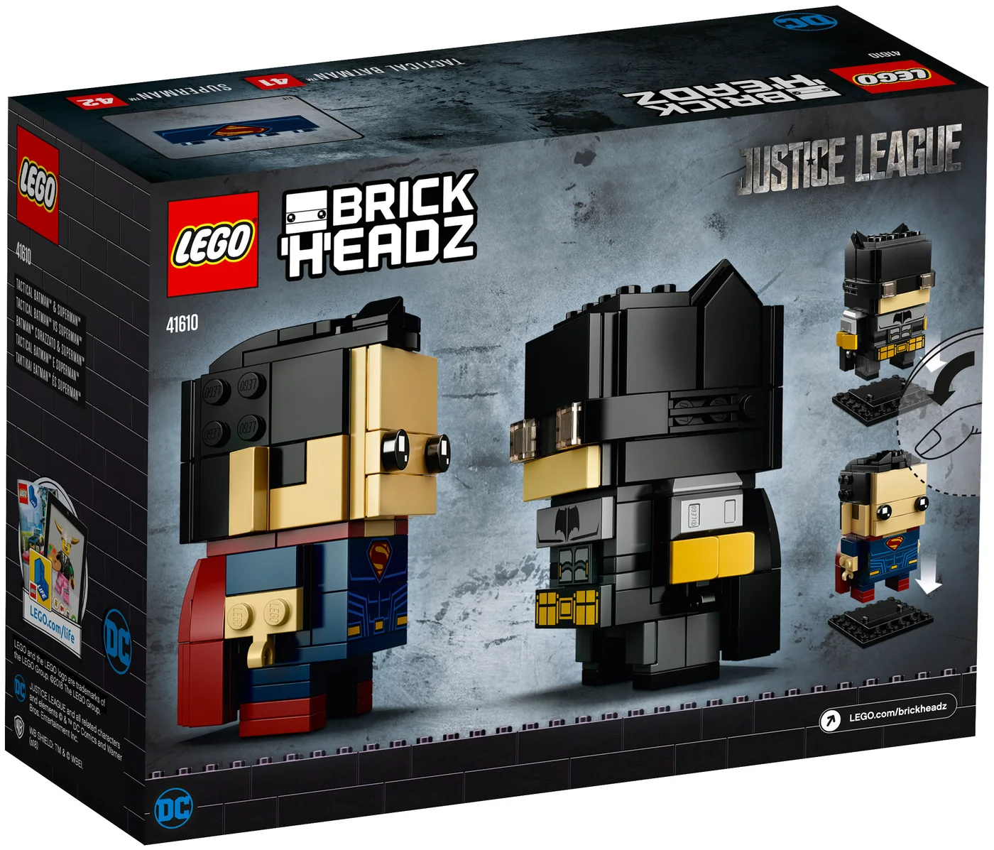 LEGO® BrickHeadz 41610 Batman tattico e Superman - vue 6