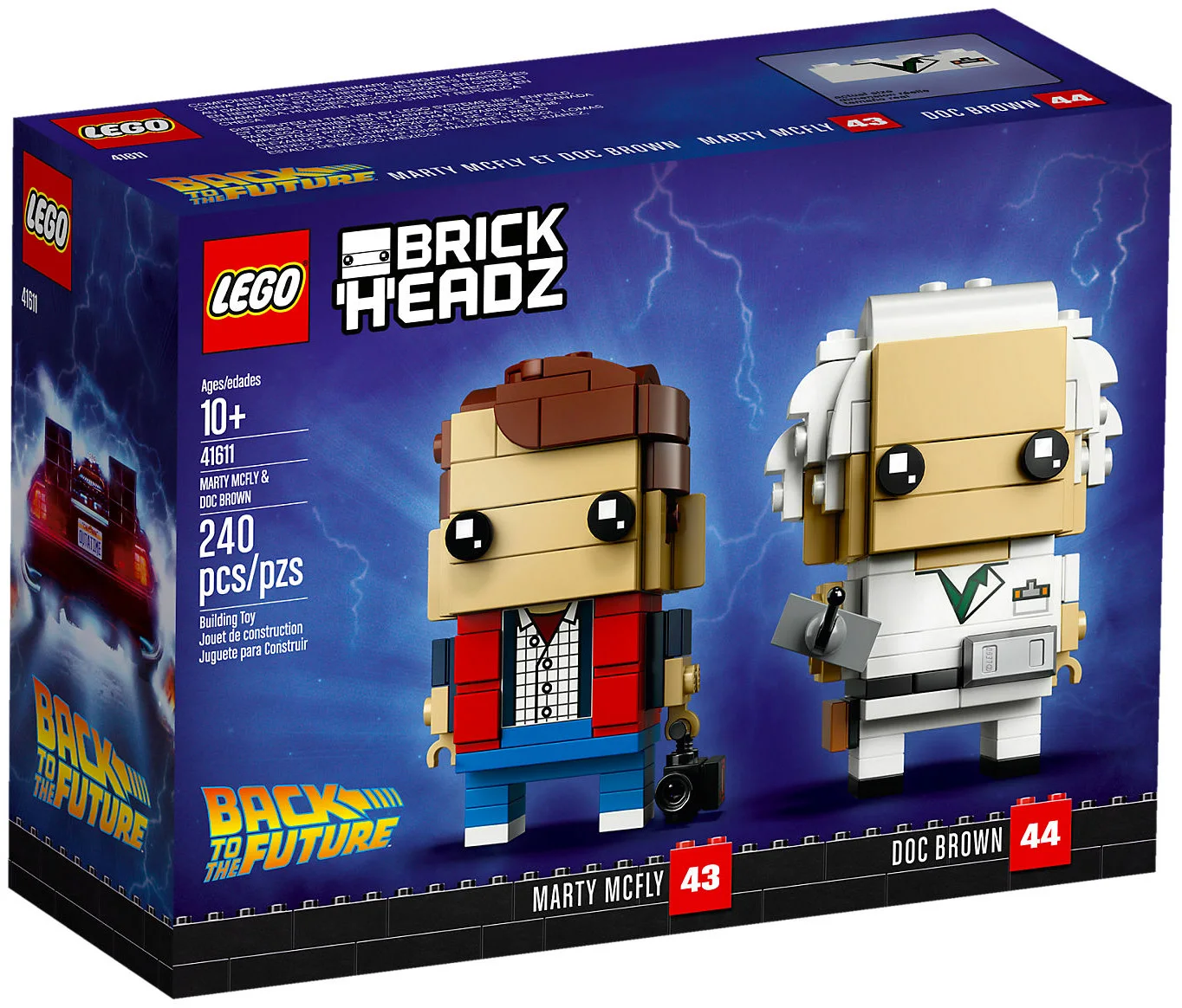 LEGO® BrickHeadz 41611 Marty McFly e Doc Brown - vue 2