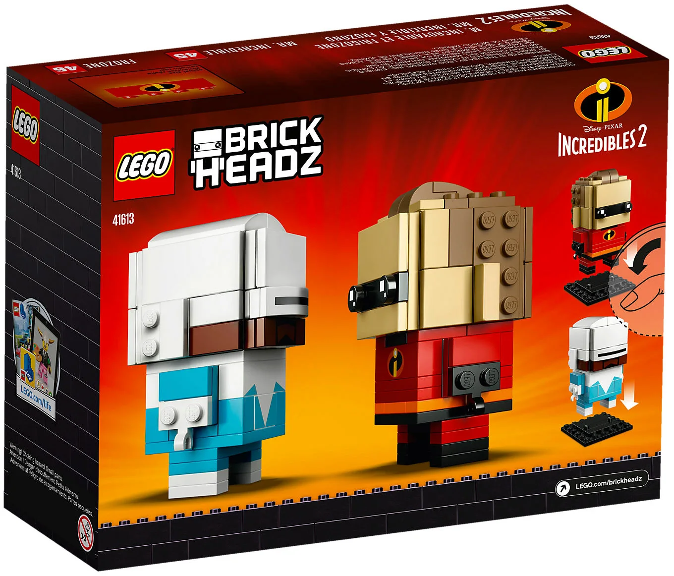 LEGO® BrickHeadz 41613 Mr. Incredible e Frozone - vue 6