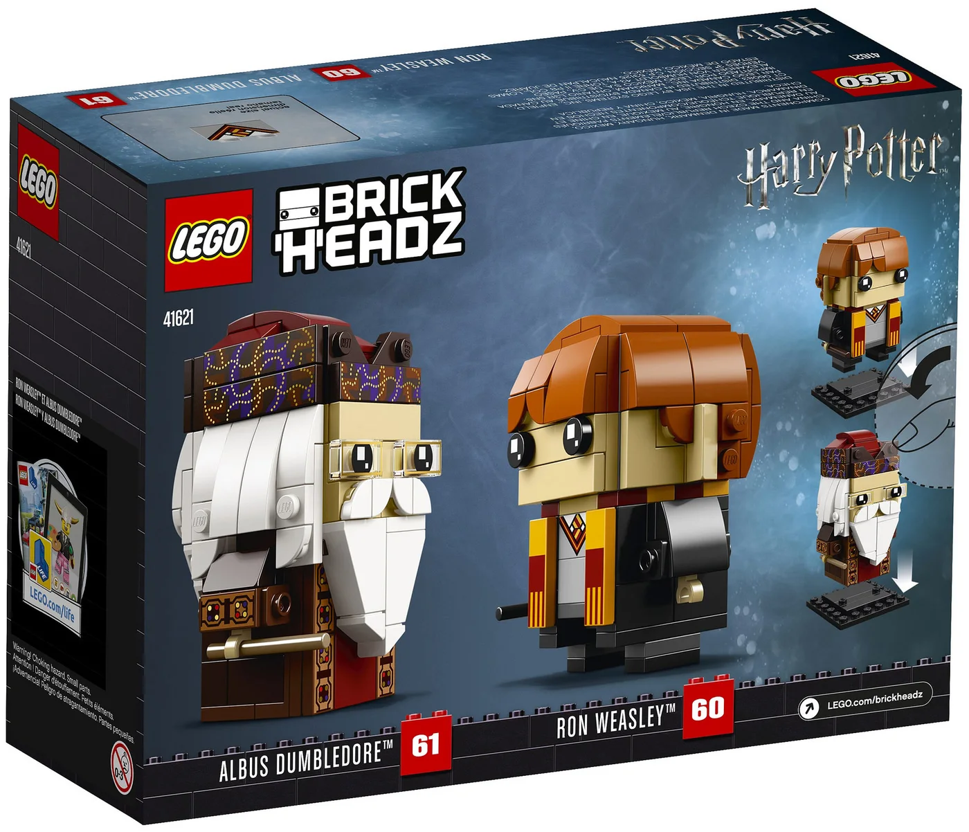 LEGO® BrickHeadz 41621 Ron Weasley e Albus Silente - vue 3