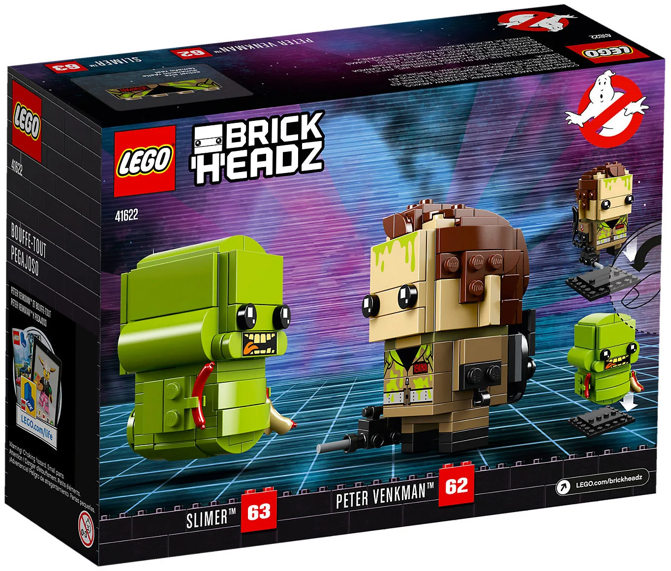 LEGO® BrickHeadz 41622 Peter Venkman e Slimer - vue 2