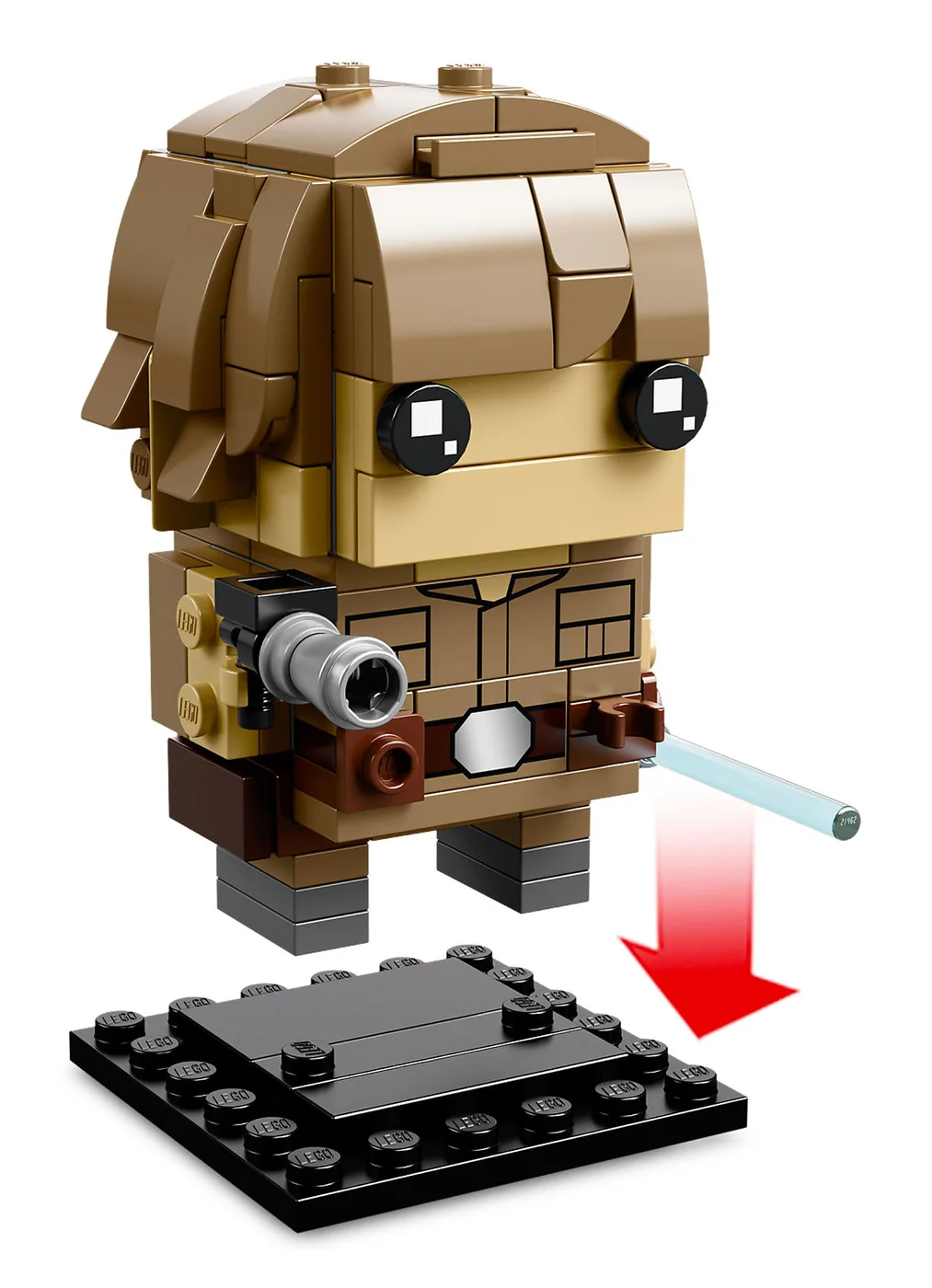 LEGO® BrickHeadz 41627 Luke Skywalker e Yoda - vue 2