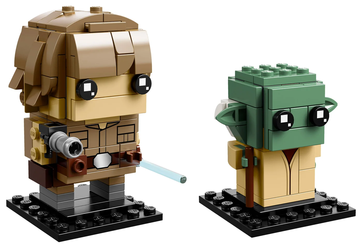 LEGO® BrickHeadz 41627 Luke Skywalker e Yoda - vue 5