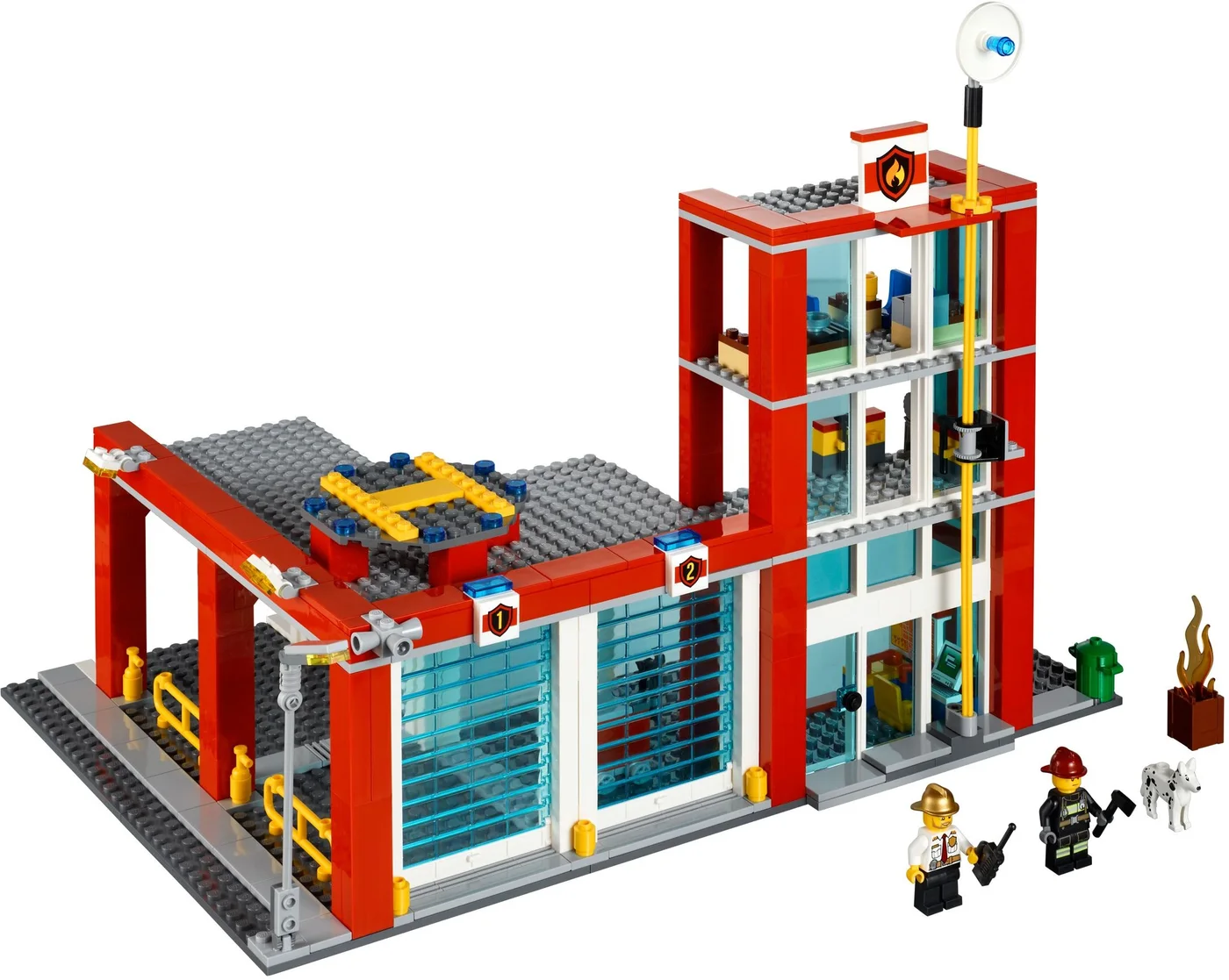 LEGO® City 60004 Caserma dei pompieri - vue 3