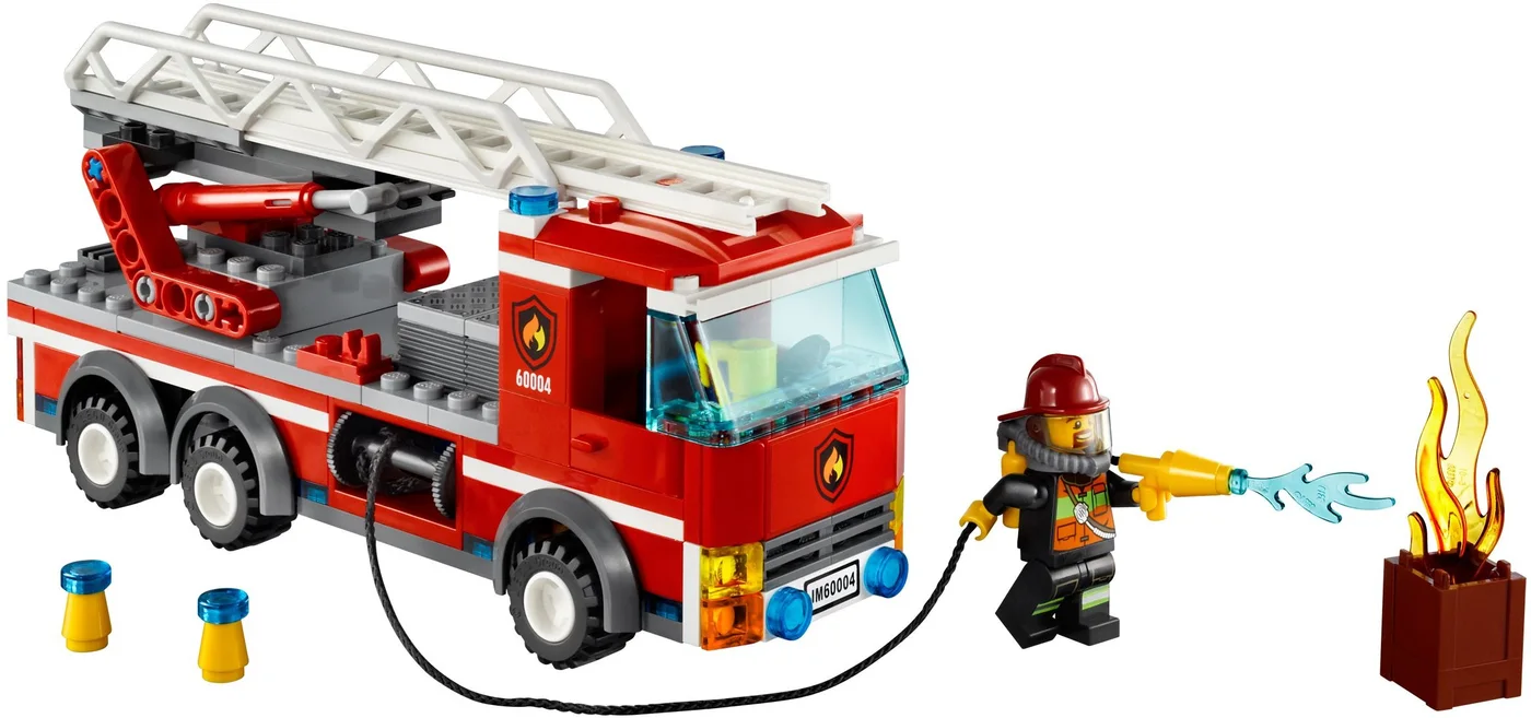 LEGO® City 60004 Caserma dei pompieri - vue 4
