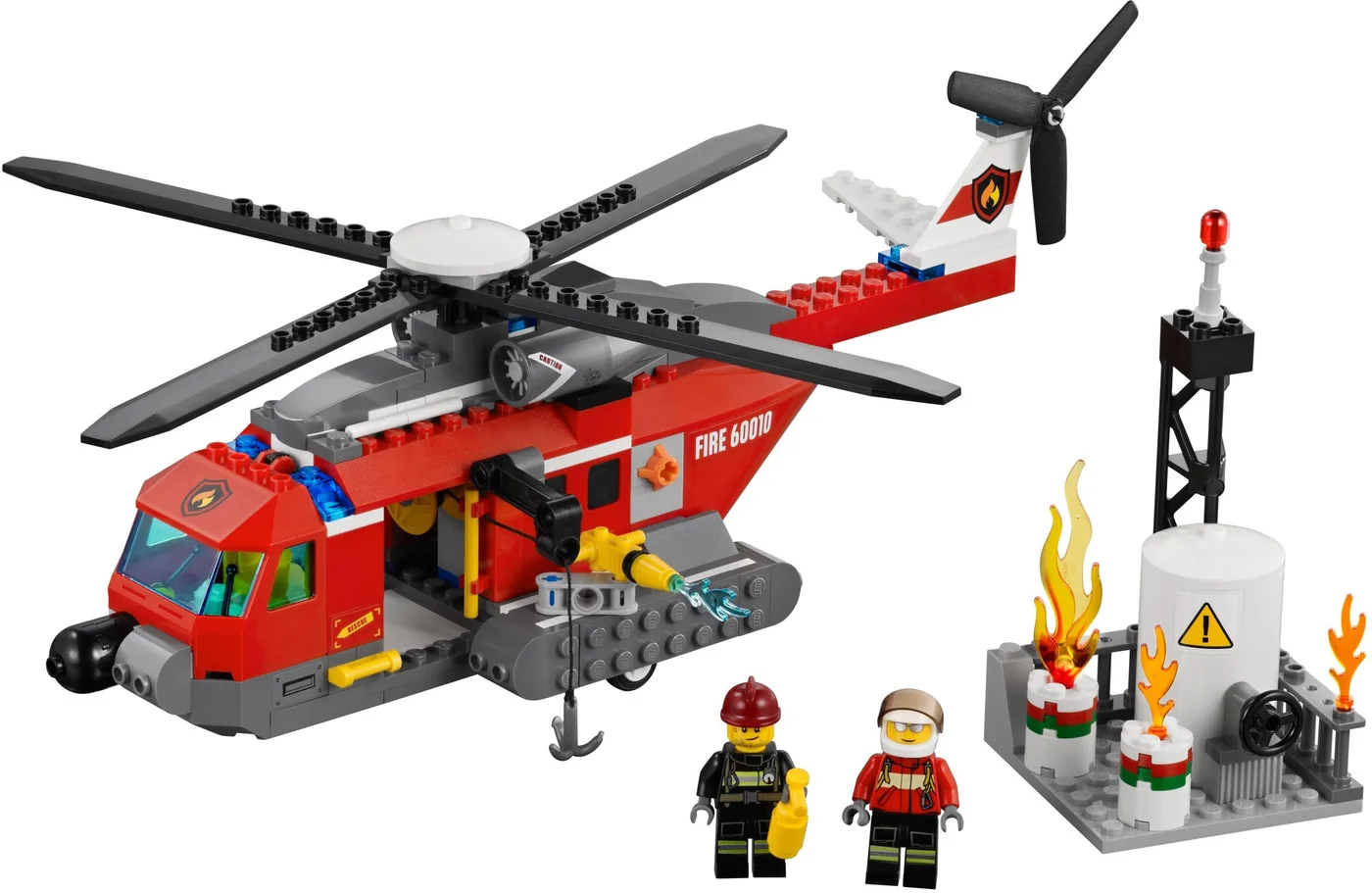 LEGO® City 60010 L’elicottero dei pompieri - vue 2