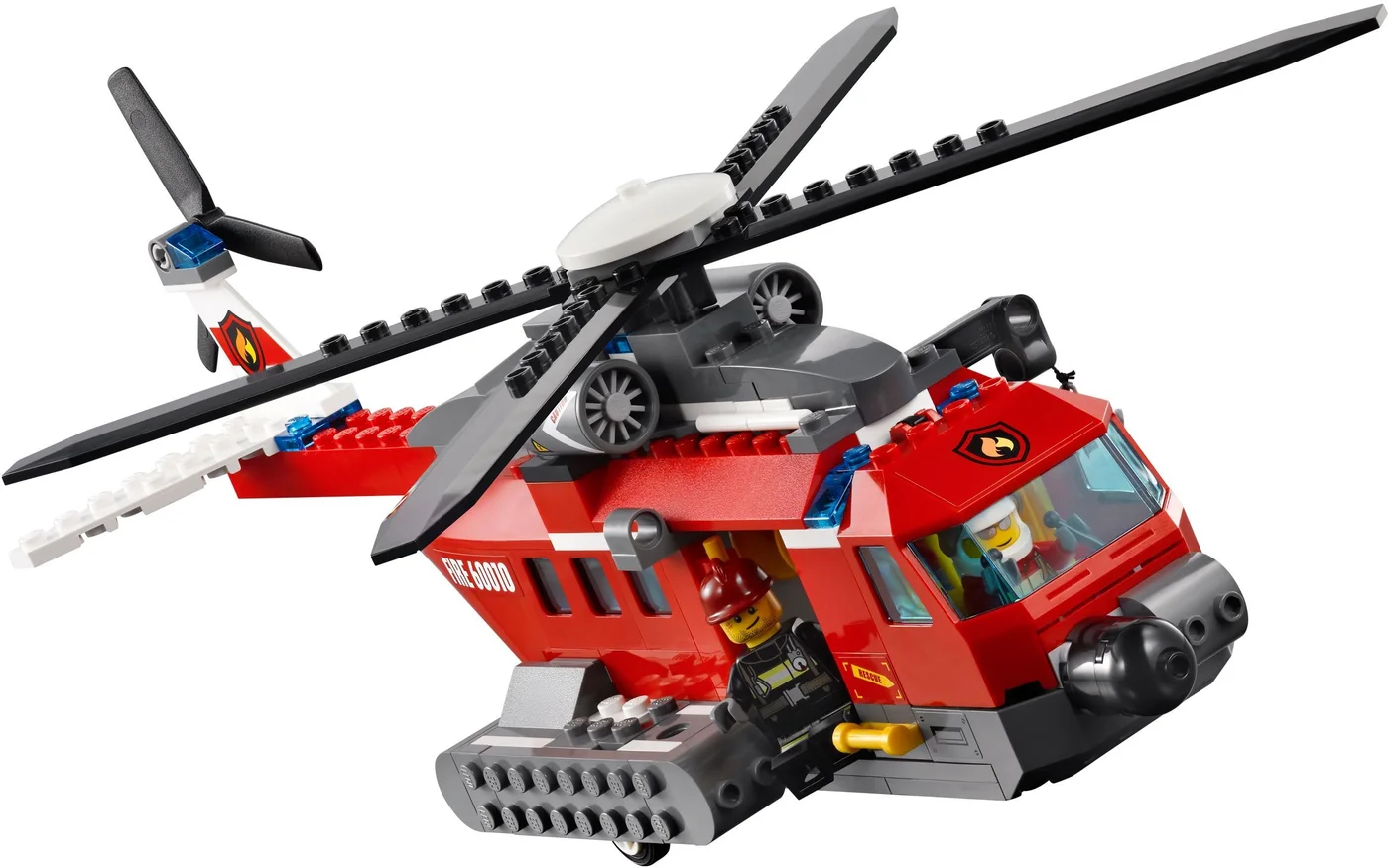 LEGO® City 60010 L’elicottero dei pompieri - vue 3