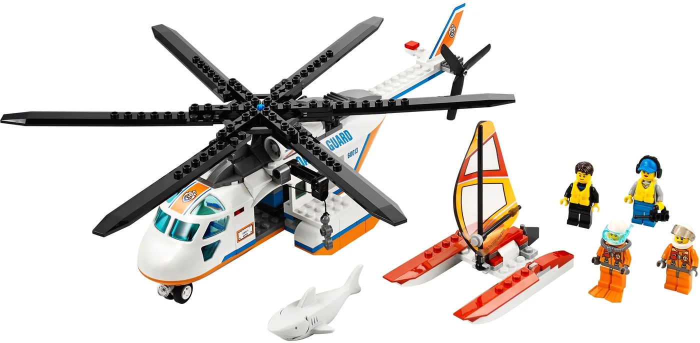 LEGO® City 60013 Elicottero della Guardia Costiera - vue 2