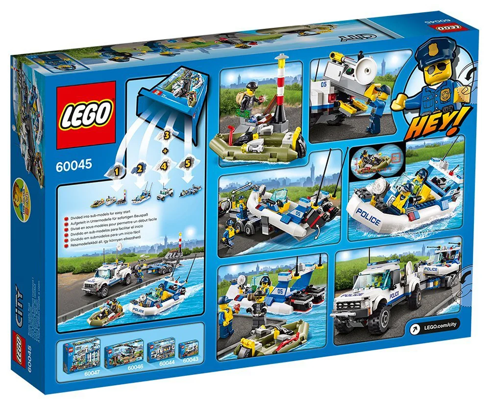 LEGO® City 60045 Gommone della Polizia - vue 2