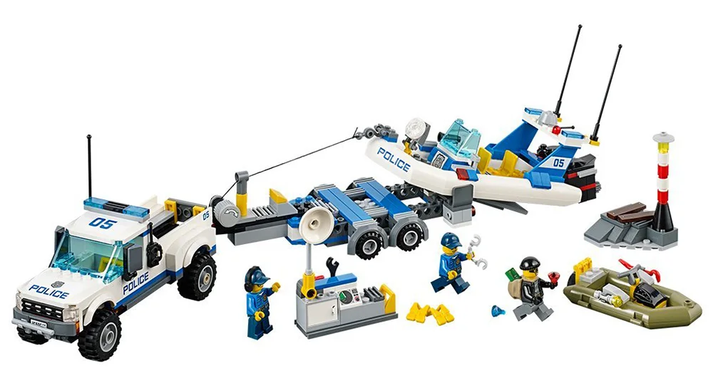 LEGO® City 60045 Gommone della Polizia - vue 4