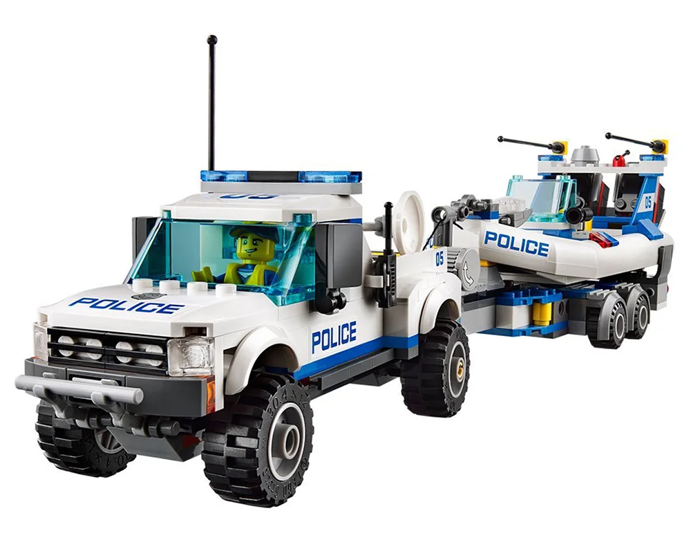 LEGO® City 60045 Gommone della Polizia - vue 5
