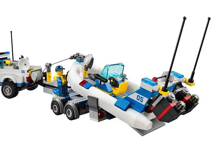 LEGO® City 60045 Gommone della Polizia - vue 6