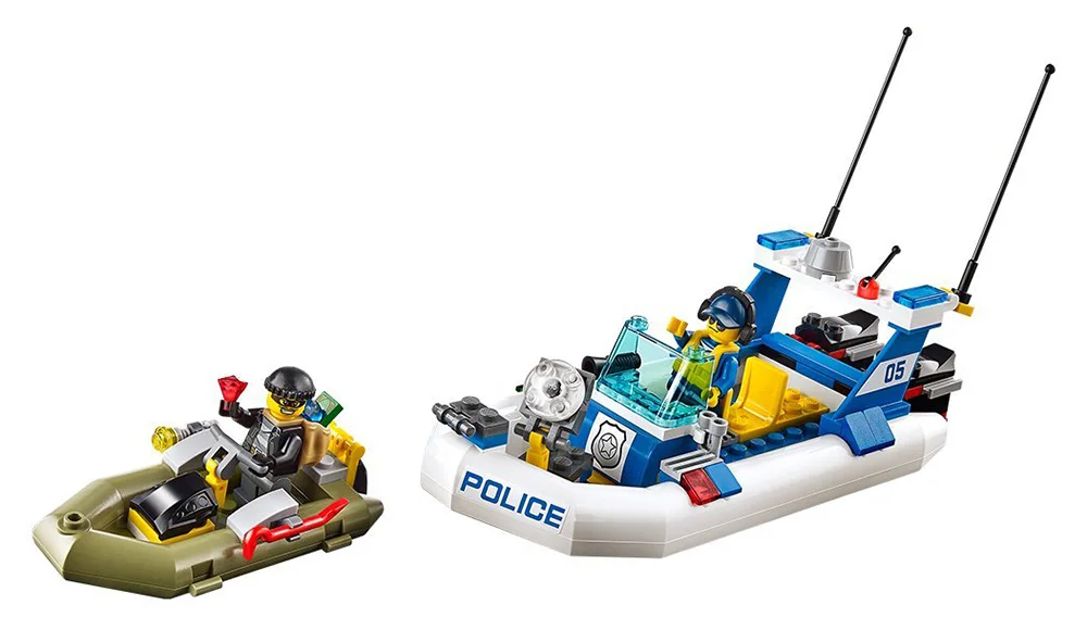 LEGO® City 60045 Gommone della Polizia - vue 8