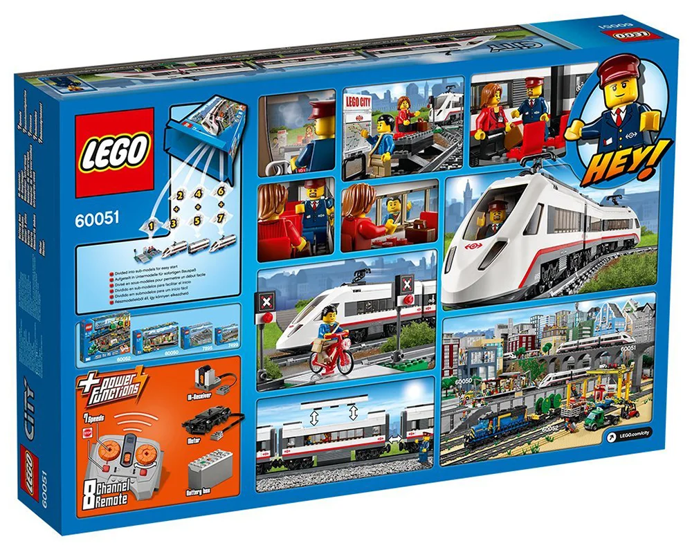 LEGO® City 60051 Treno passeggeri alta velocità - vue 2