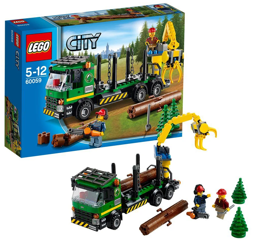 LEGO® City 60059 Trasportatore di tronchi - vue 3