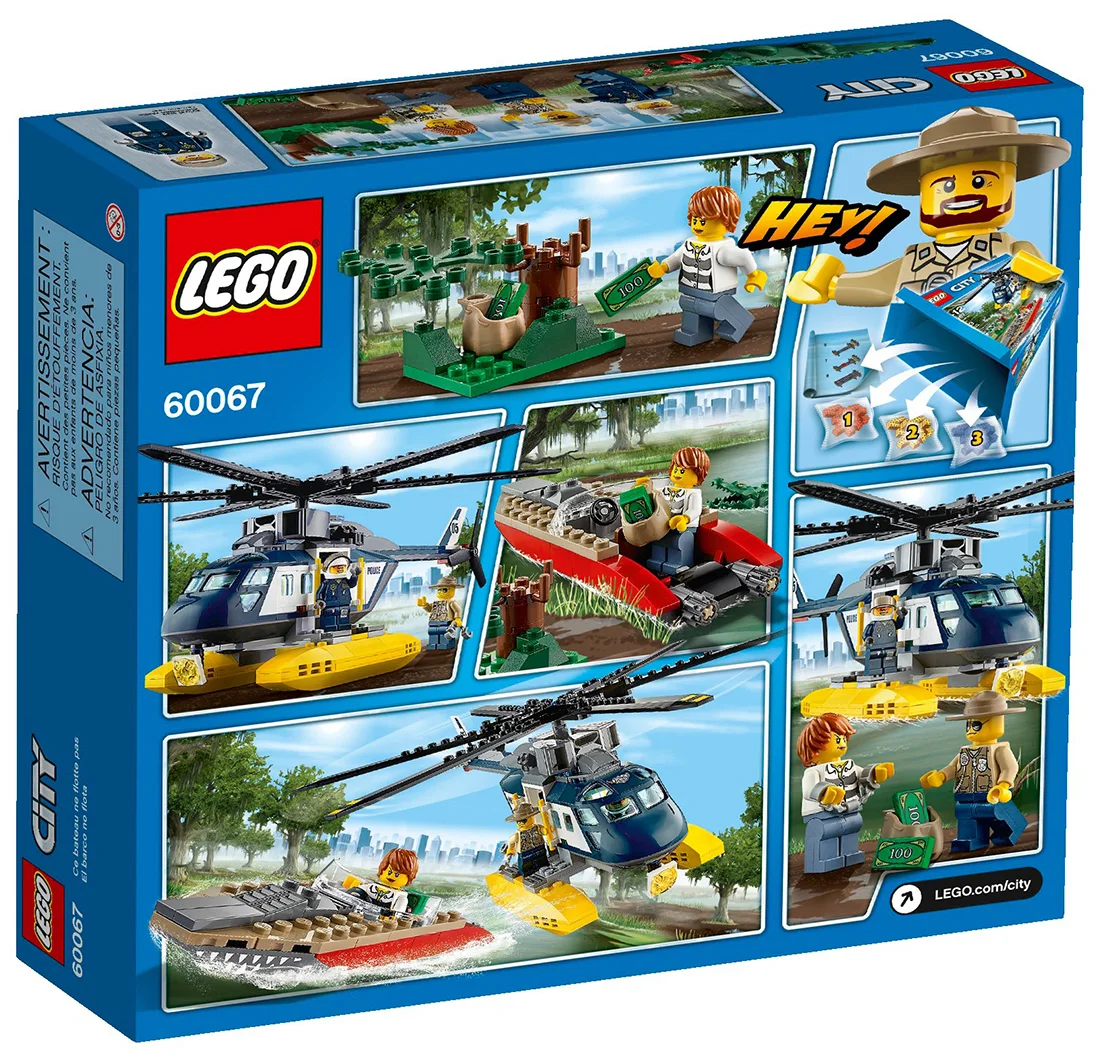 LEGO® City 60067 Inseguimento sull’elicottero - vue 2