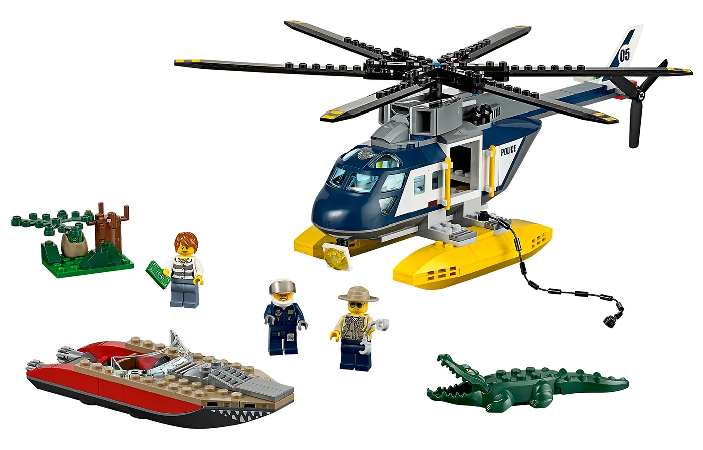 LEGO® City 60067 Inseguimento sull’elicottero - vue 4