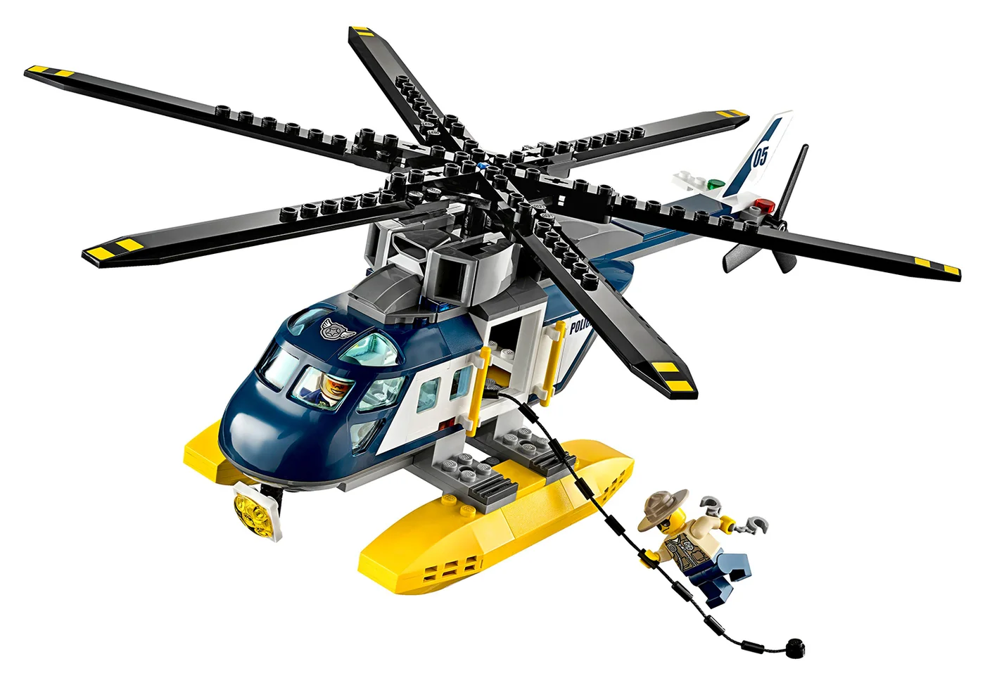 LEGO® City 60067 Inseguimento sull’elicottero - vue 7