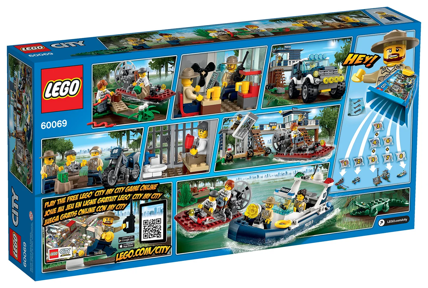 LEGO® City 60069 La caserma della Polizia nelle paludi - vue 2