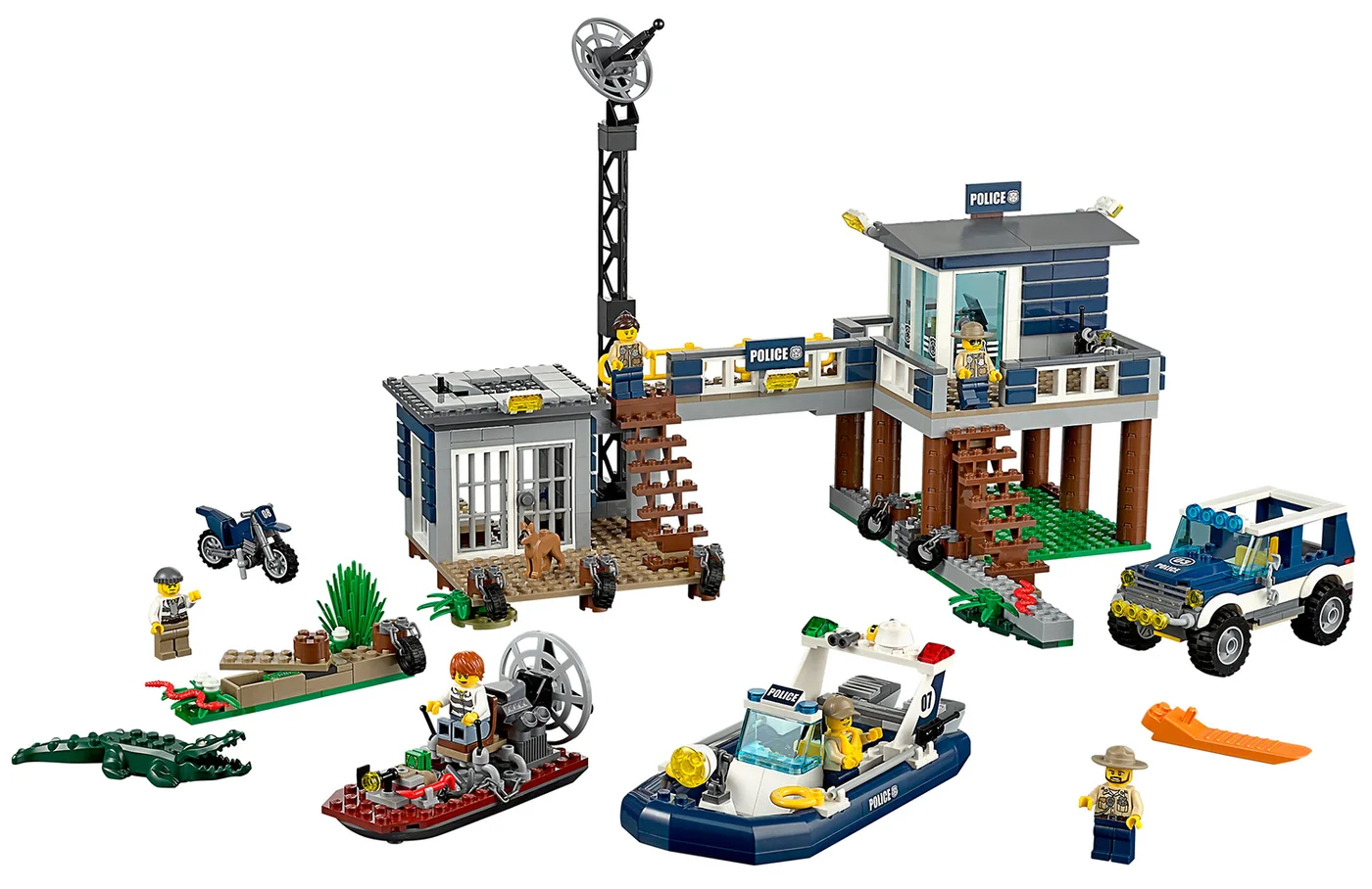 LEGO® City 60069 La caserma della Polizia nelle paludi - vue 4