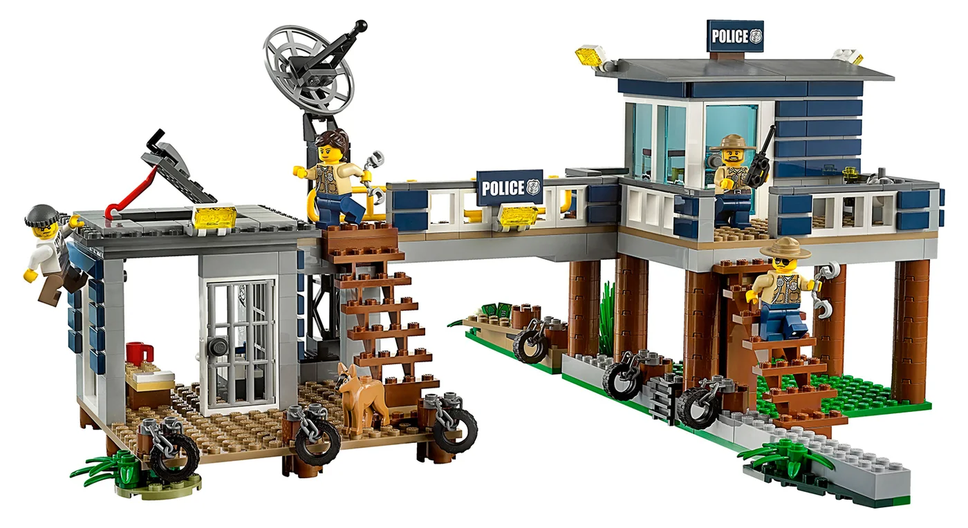 LEGO® City 60069 La caserma della Polizia nelle paludi - vue 7