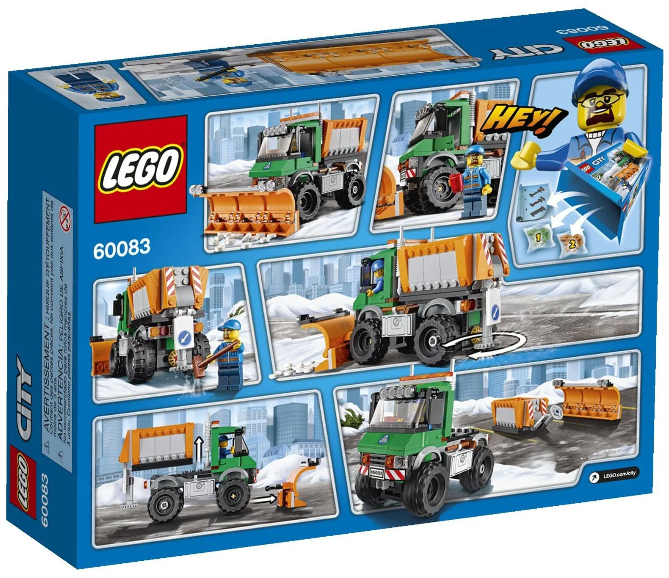LEGO® City 60083 Spazzaneve - vue 2