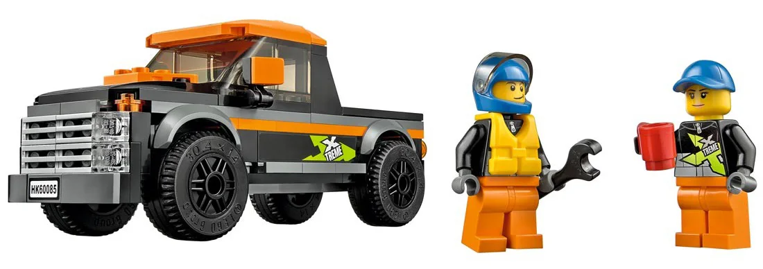 LEGO® City 60085 4×4 trasporta motoscafo - vue 4