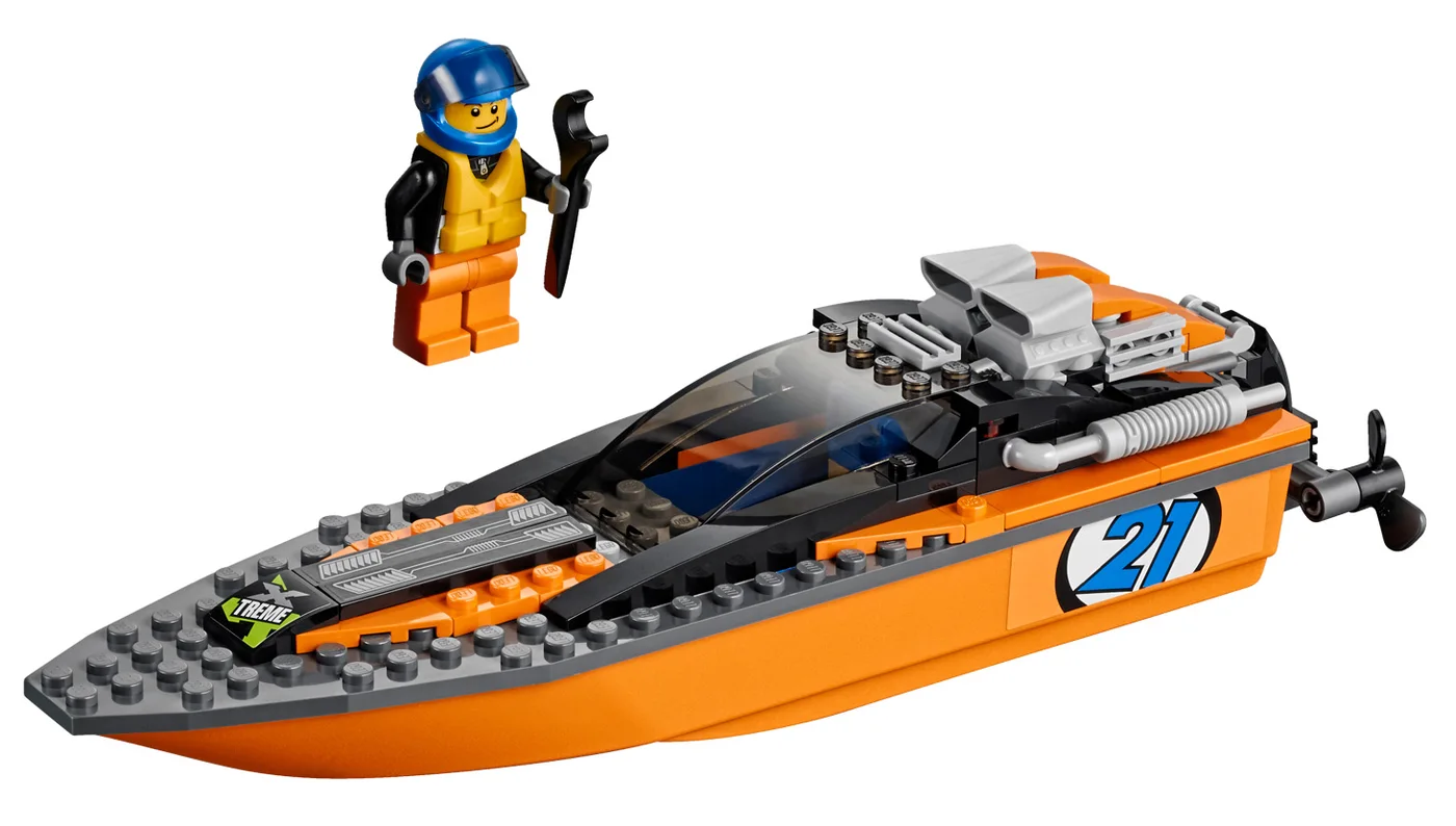 LEGO® City 60085 4×4 trasporta motoscafo - vue 6