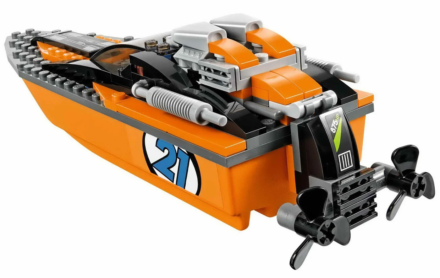 LEGO® City 60085 4×4 trasporta motoscafo - vue 7